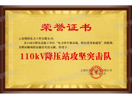 110KV降壓站攻堅(jiān)突擊隊(duì)